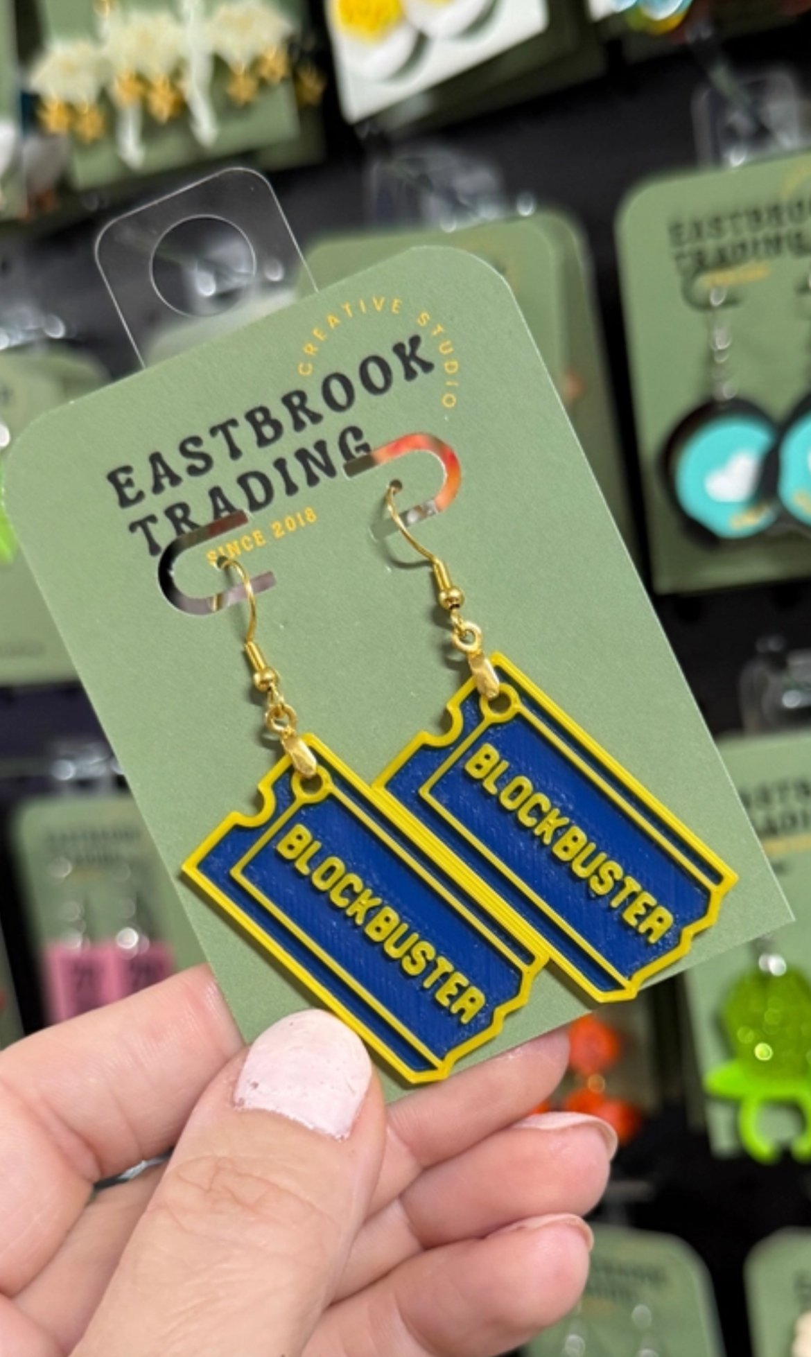 Artist retro earrings