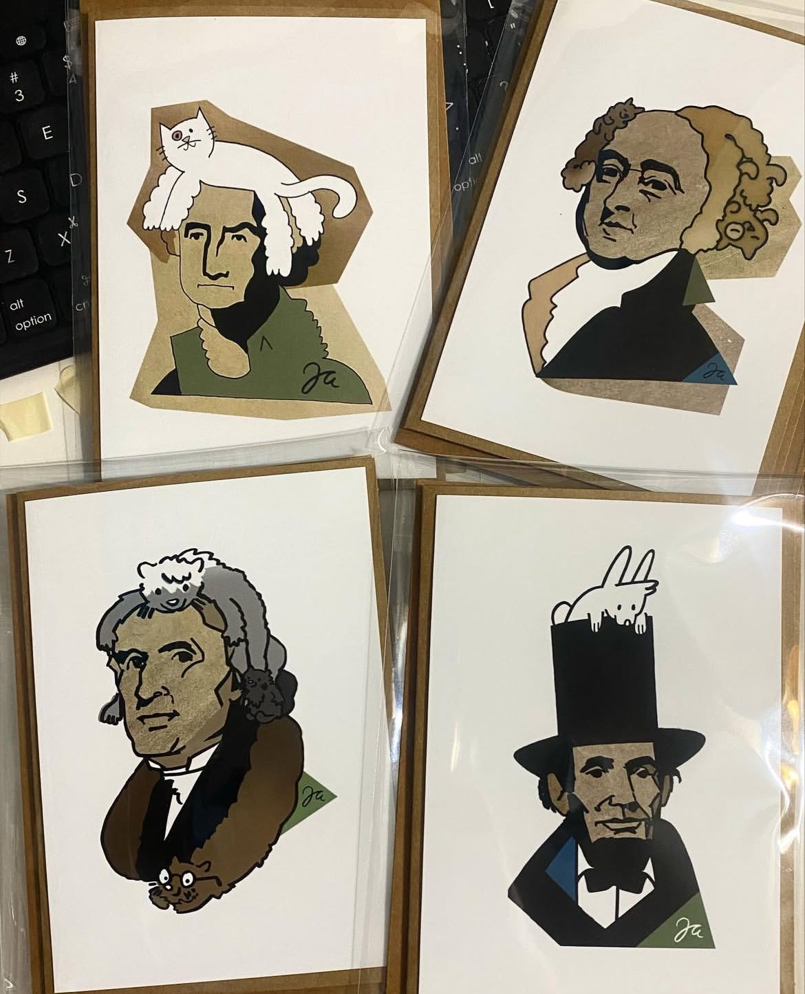 Artist greeting cards